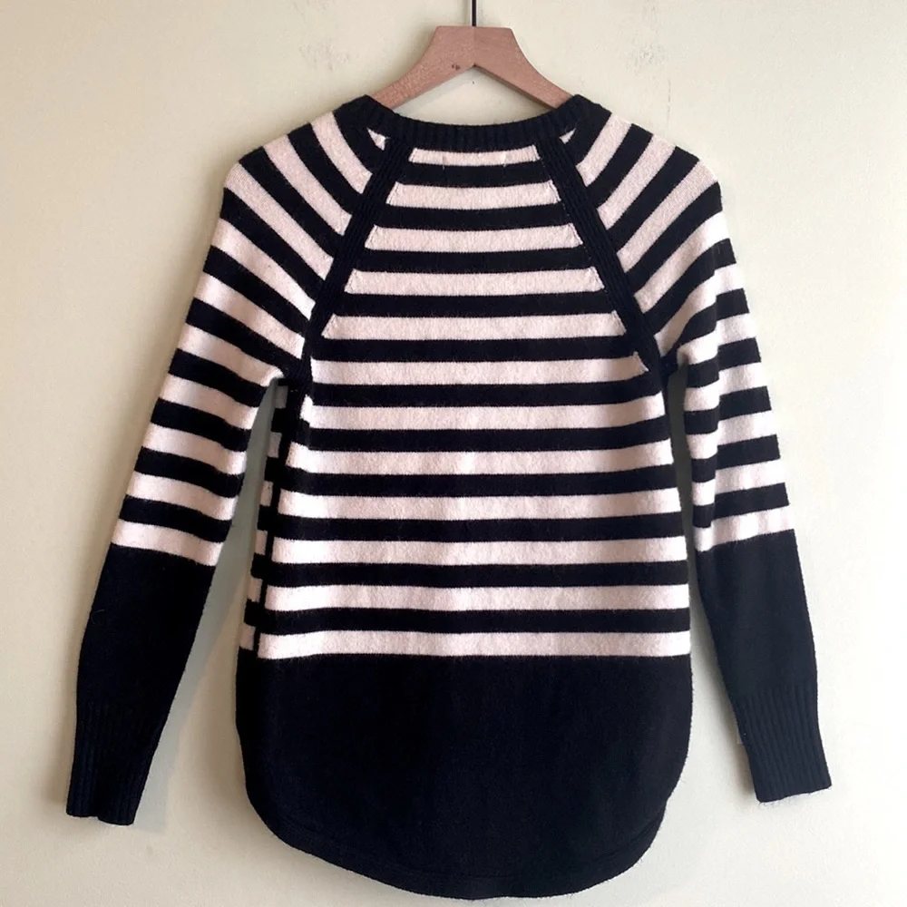 Anthropologie Rebekah Striped Tunic Sweater